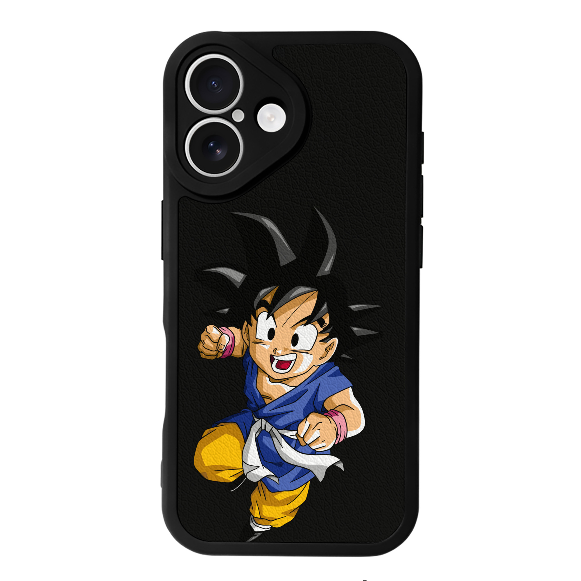 （画像用） ドラゴンボール 孫悟天 そん ごてん DRAGON BALL Son Goten 【iPhone 16シリーズ対応】シリコンスマホケース（レザー調） 材質：シリコン